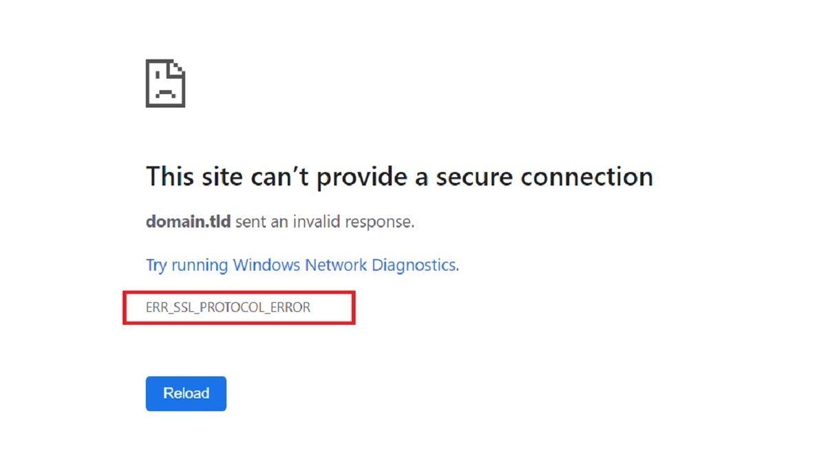 Google Chrome’da Bir Site Açılmadığı Zaman Çıkan 