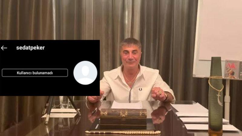 Sedat Peker’in Kapanan Instagram Hesabı Yeniden Açıldı