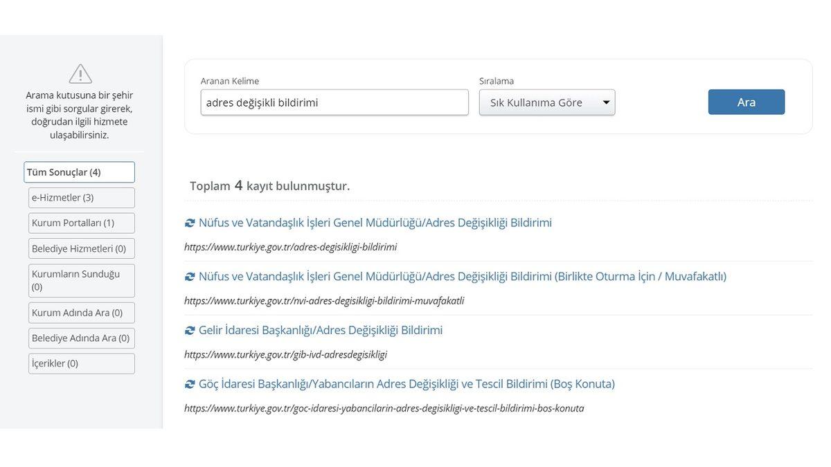 Hiçbir Belge Gerekmeden Sadece e-Devlet Üzerinden İkametgah Değiştirme Nasıl Yapılır?