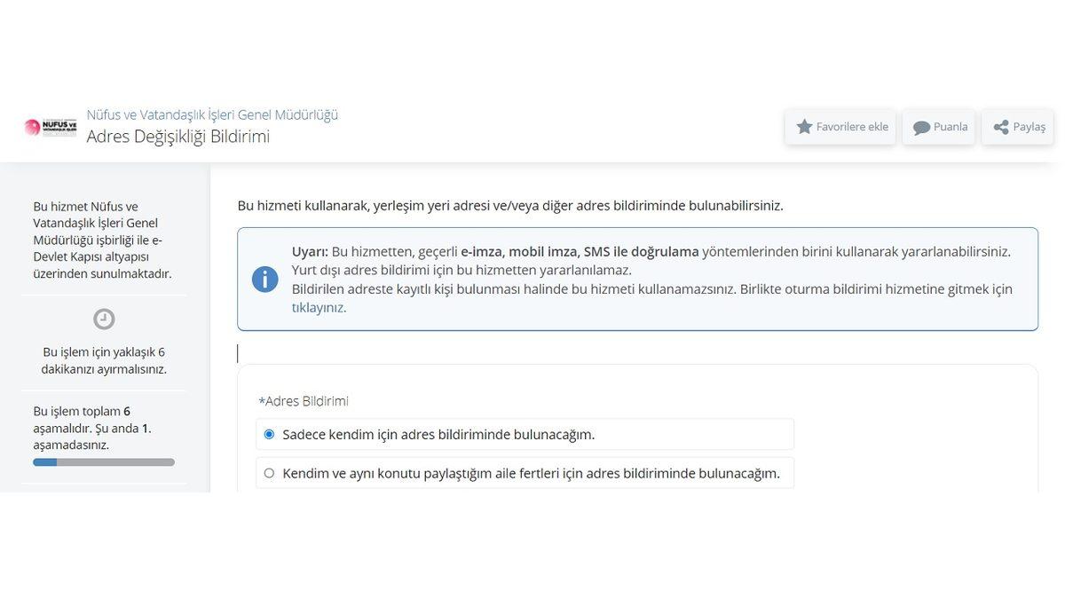 Hiçbir Belge Gerekmeden Sadece e-Devlet Üzerinden İkametgah Değiştirme Nasıl Yapılır?