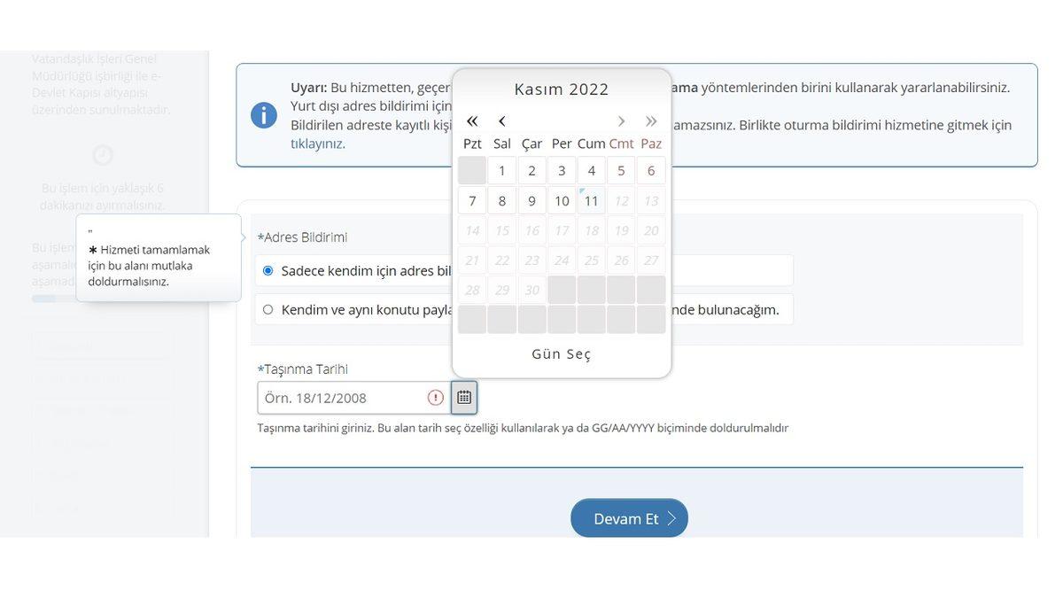 Hiçbir Belge Gerekmeden Sadece e-Devlet Üzerinden İkametgah Değiştirme Nasıl Yapılır?
