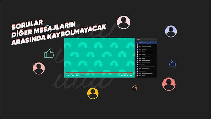 YouTube Canlı Yayınlarına Soru Cevap Özelliği Geliyor: Etkinliklerde Kullanılabilecek
