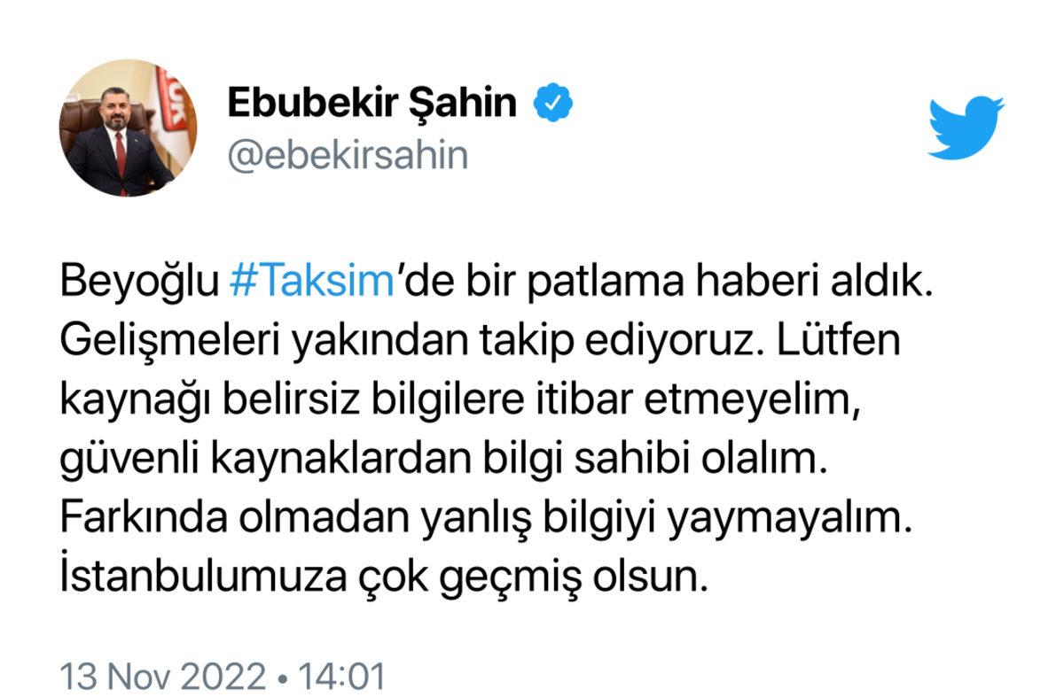 RTÜK’ten Taksim’deki Patlama Hakkında Yayın Yasağı: Olumsuz Paylaşımlar Hakkında Soruşturma Başlatıldı
