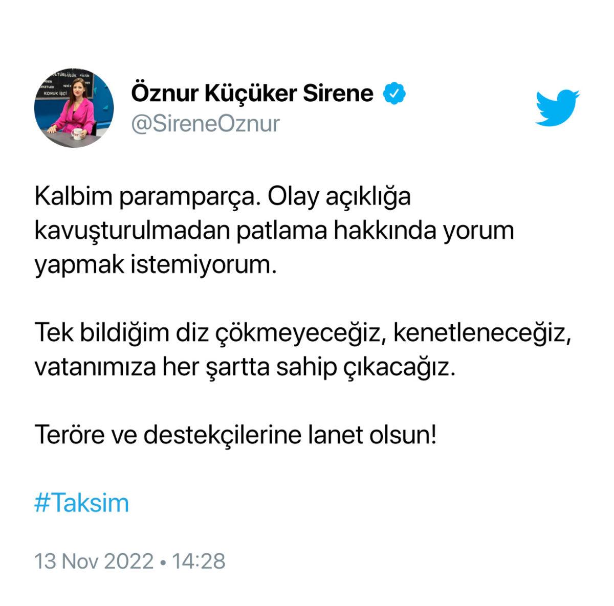 RTÜK’ten Taksim’deki Patlama Hakkında Yayın Yasağı: Olumsuz Paylaşımlar Hakkında Soruşturma Başlatıldı