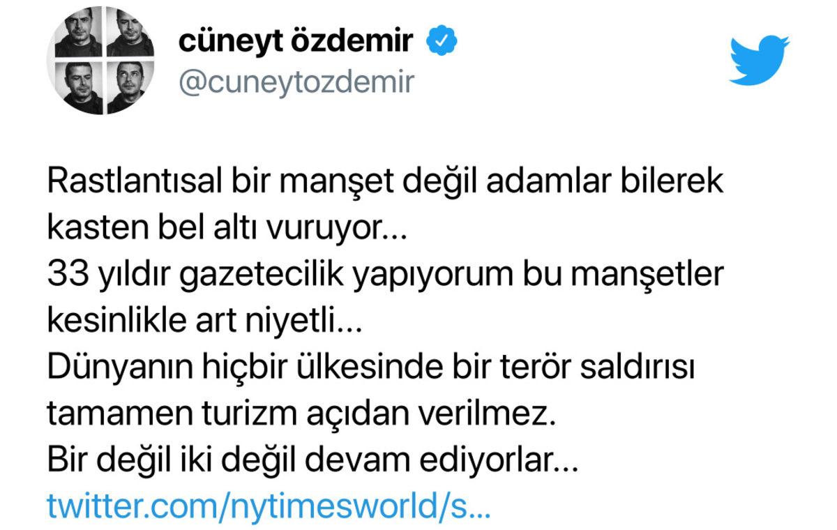 The New York Times’ın İstanbul’daki Patlamayla İlgili Paylaşımı Eleştiri Yağmuruna Tutuldu