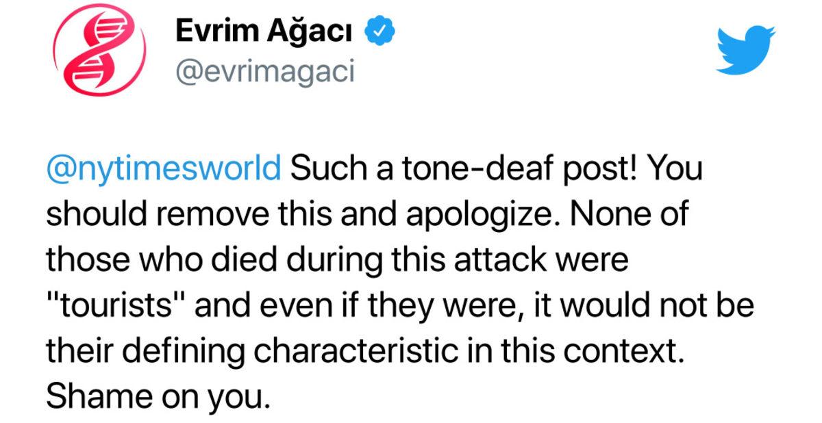 The New York Times’ın İstanbul’daki Patlamayla İlgili Paylaşımı Eleştiri Yağmuruna Tutuldu