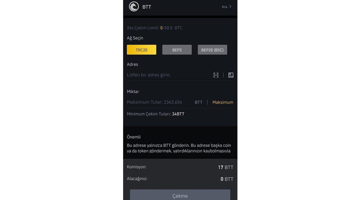 Binance TR’den Para Çekme İşlemi Nasıl Yapılır?