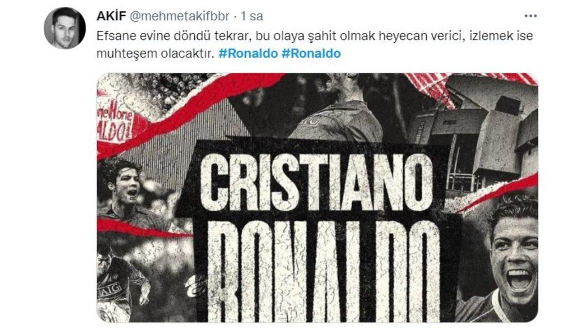 Cristiano Ronaldo Manchester United’a Transfer Oldu: İşte Sosyal Medyadan Gelen Tepkiler