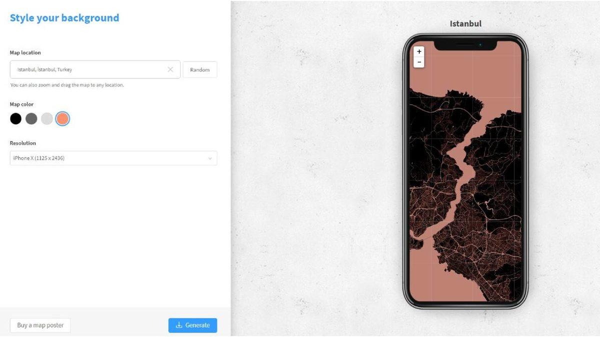 Dünya’nın İstediğiniz Her Köşesinin Haritasını Duvar Kağıdınız Haline Getiren İnternet Sitesi