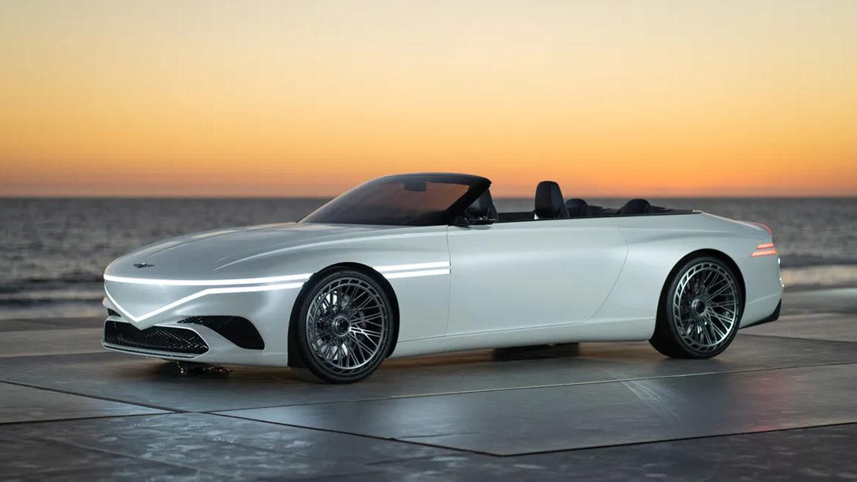 Rüya Gibi Konsept Otomobil ’Genesis X Convertible’ Tanıtıldı (Far Diye Şerit LED Çekmişler)
