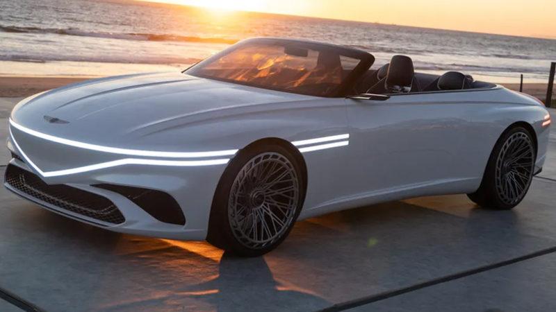 Rüya Gibi Konsept Otomobil ’Genesis X Convertible’ Tanıtıldı (Far Diye Şerit LED Çekmişler)
