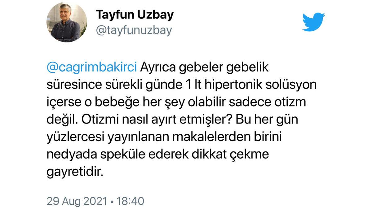Doç. Dr. Oytun Erbaş’ın “Tuzlu Ayran Otizm Yapıyor” Açıklamasına Gelen Tepkiler