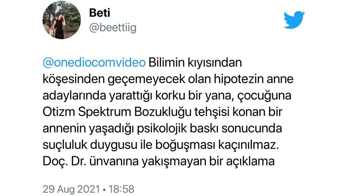 Doç. Dr. Oytun Erbaş’ın “Tuzlu Ayran Otizm Yapıyor” Açıklamasına Gelen Tepkiler