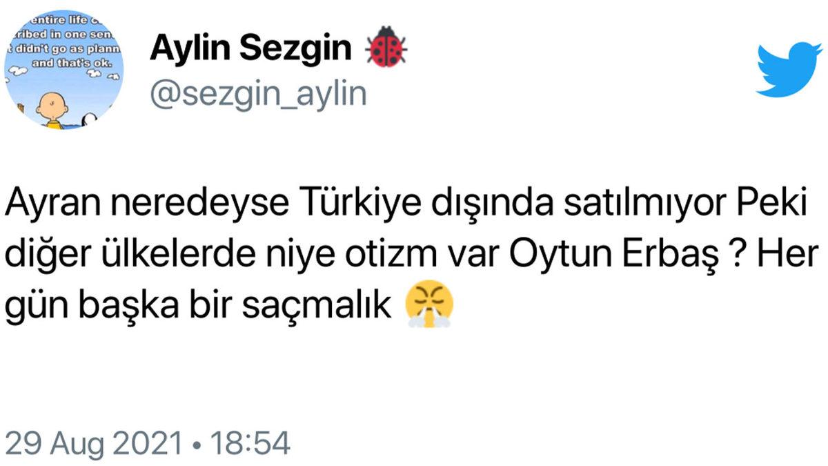 Doç. Dr. Oytun Erbaş’ın “Tuzlu Ayran Otizm Yapıyor” Açıklamasına Gelen Tepkiler