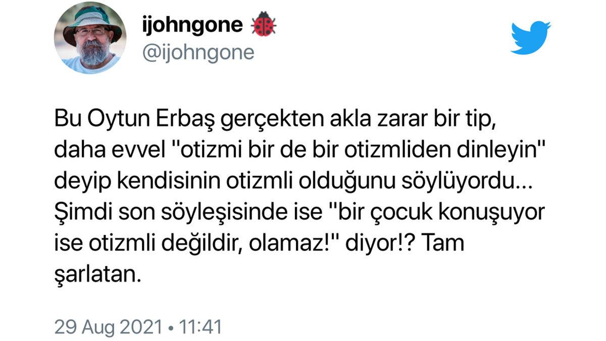 Doç. Dr. Oytun Erbaş’ın “Tuzlu Ayran Otizm Yapıyor” Açıklamasına Gelen Tepkiler