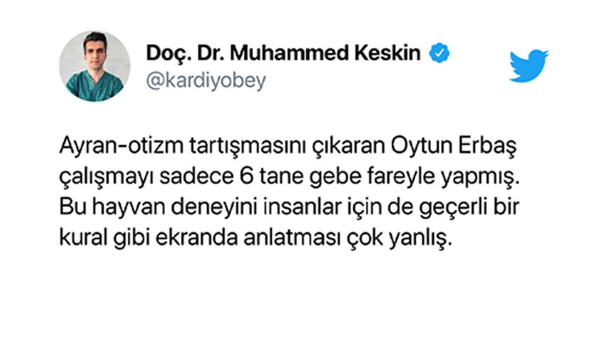 Doç. Dr. Oytun Erbaş’ın “Tuzlu Ayran Otizm Yapıyor” Açıklamasına Gelen Tepkiler