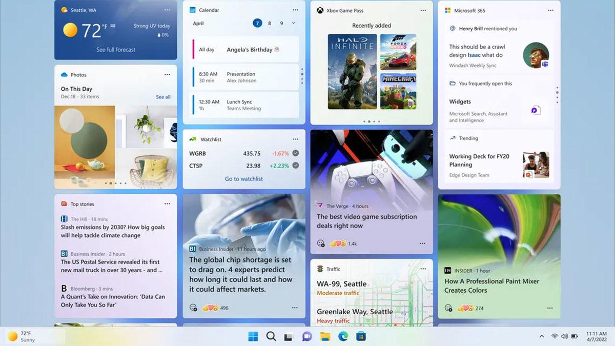 Windows 11’e Widget Hazırlanmasını Sağlayan Geliştirme Kiti Yayınladı: İsteyen Herkes Widget Yapabilecek!