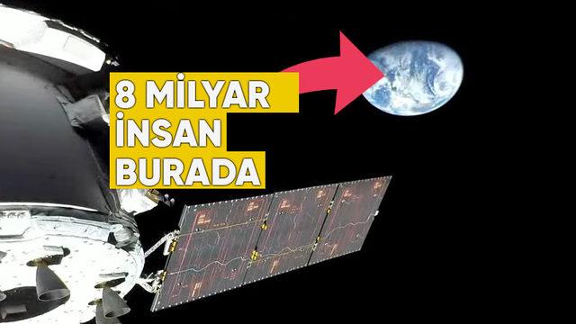 Düz Dünyacıları Böyle Alalım: Artemis I ile Fırlatılan Orion Uzay Aracının Gözünden Dünya Görüntüleri [Video]