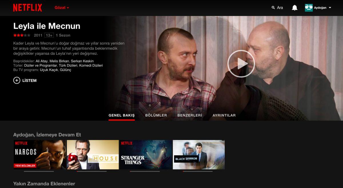 Netflix Eklenen Yerli Dizilerin Yanında Artık Tamamen Türkçe