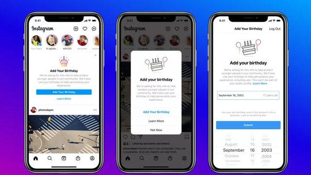 Instagram, Doğum Tarihini Girmeyi Zorunlu Hale Getiriyor