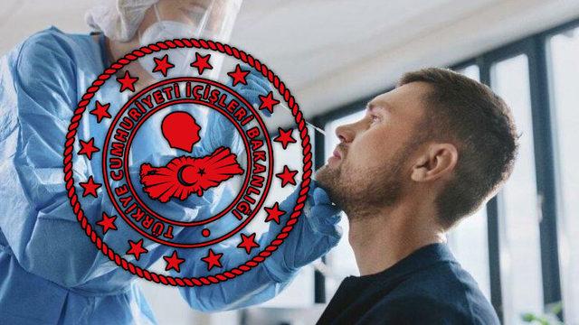 İçişleri Bakanlığı’ndan Aşı Olmayanlara Zorunlu Olacak PCR Testi Hakkında Genelge