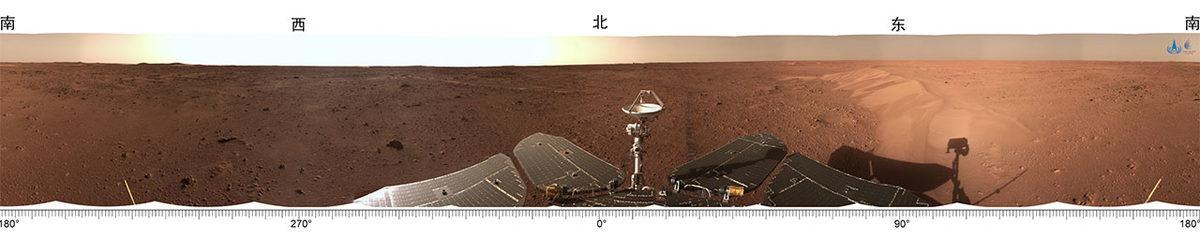 Çin’in Mars Keşif Aracı Zhurong, Mars’tan Yeni Görüntüler Paylaştı