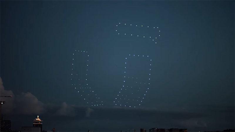 Samsung’dan Z Flip 3 ve Z Fold 3 Temalı Drone Şovu [Video]