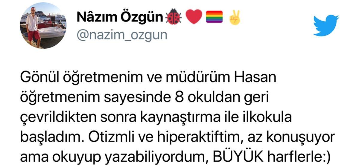 Film Gibi Bir Hikaye: Otizmli Genç Nâzım, İyi Bir Öğretmen Sayesinde Hayatının Nasıl Değiştiğini Anlattı