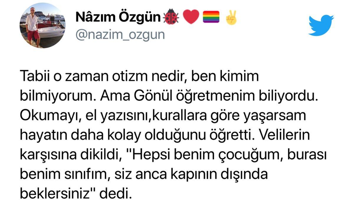 Film Gibi Bir Hikaye: Otizmli Genç Nâzım, İyi Bir Öğretmen Sayesinde Hayatının Nasıl Değiştiğini Anlattı