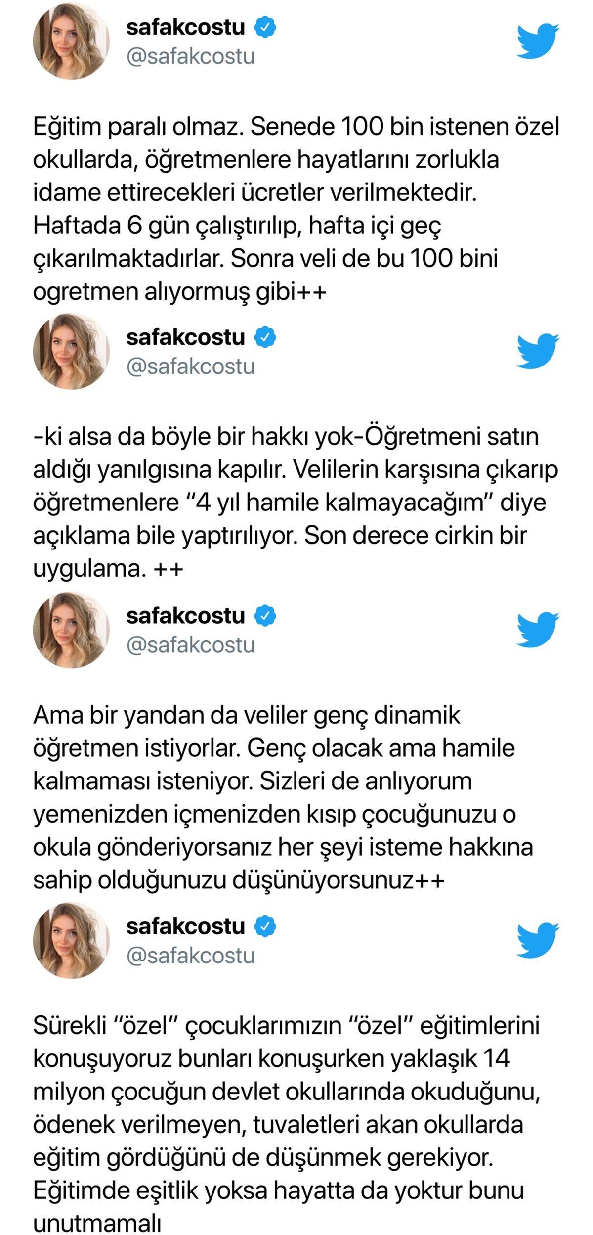 Özel Okullardaki Öğretmenlik Şartları Sosyal Medyanın Gündeminde: 4 Yıl Hamile Kalmamaları İsteniyor