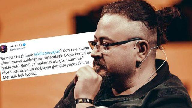 Jahrein’den Küfürlü Telefon Konuşması Ortaya Çıkan Belediye Başkanına Sert Eleştiri