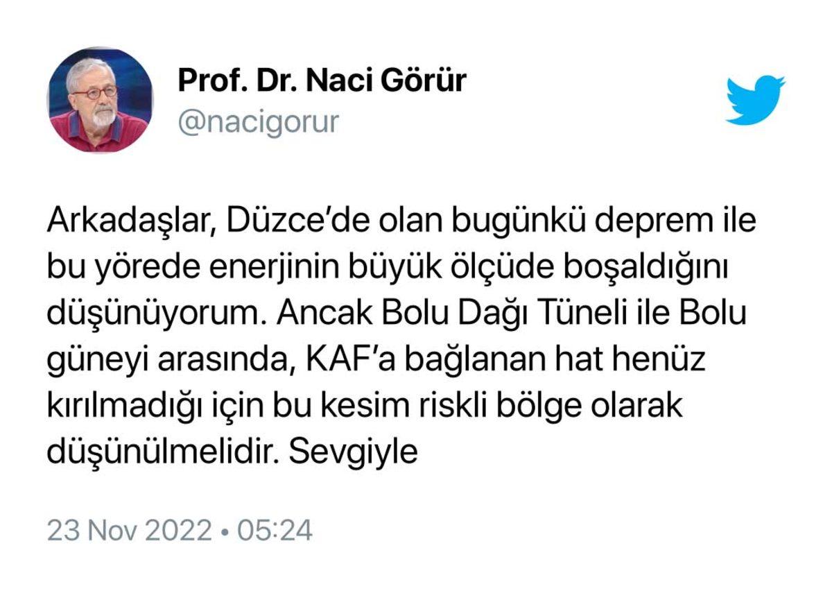 Düzce Depremi Sonrası Celal Şengör’den Korkutan Uyarı: İstanbul Depremi Sandığımızdan Daha Erken Olabilir