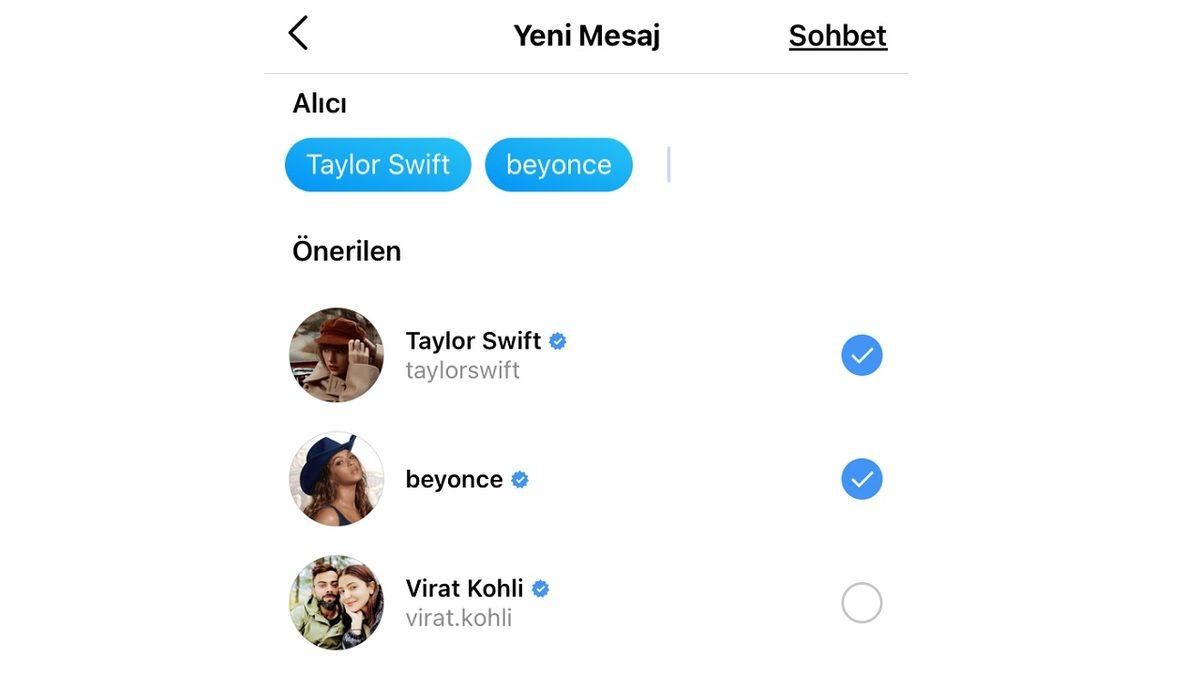 Instagram Üzerinden Grup Sohbeti Nasıl Kurulur?