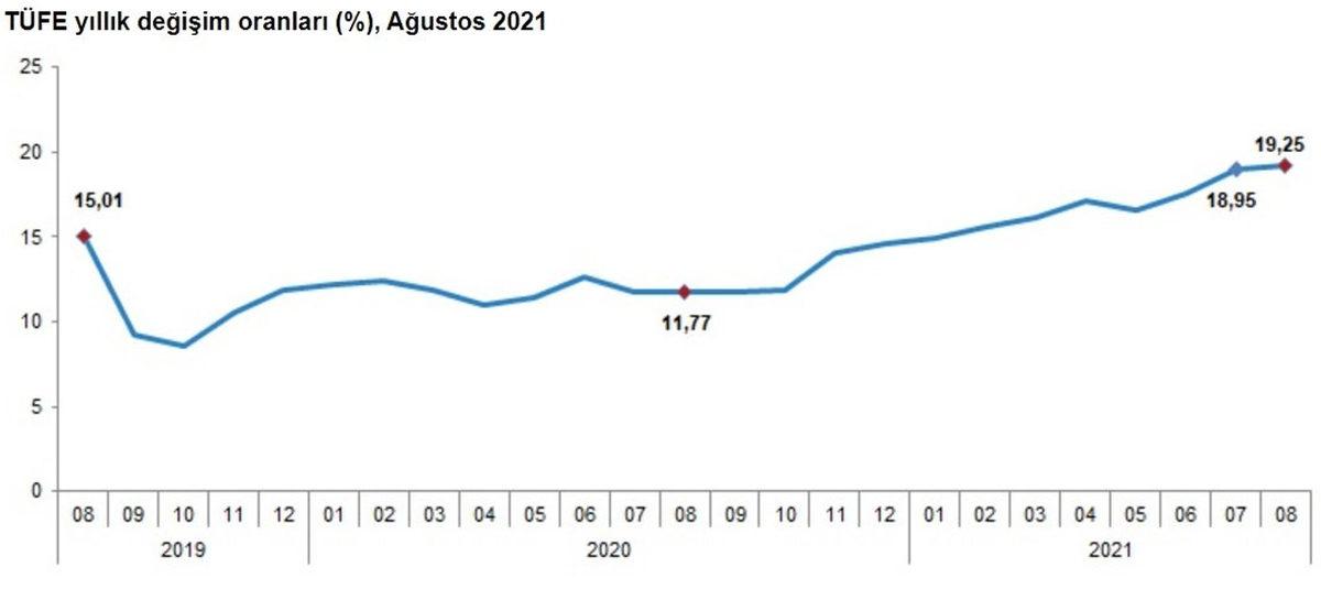 TÜİK Ağustos Ayında Fiyatı En Çok Artan Ürünleri Açıkladı
