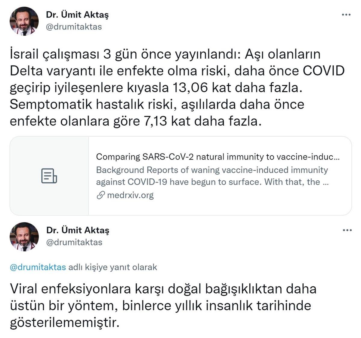 Bu Ne Bilimsizliktir: Aşı Karşıtı Ümit Aktaş’a Bilim İnsanlarının Verdiği Kapak Gibi Yanıtlar