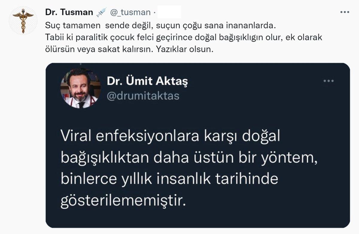 Bu Ne Bilimsizliktir: Aşı Karşıtı Ümit Aktaş’a Bilim İnsanlarının Verdiği Kapak Gibi Yanıtlar