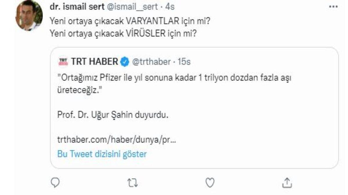 TRT Haber, Pfizer’ın 1 Trilyon(!) Doz Aşı Üreteceğini Yazdı, Diğer Siteler Onu Takip Etti: İşte Tepkiler
