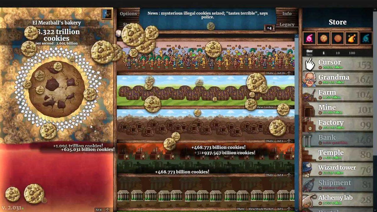 Savaşmayın, Kurabiye Yiyin: Cookie Clicker, Steam’de Rainbow Six Siege ve Warframe’dan Daha Çok Oynandı