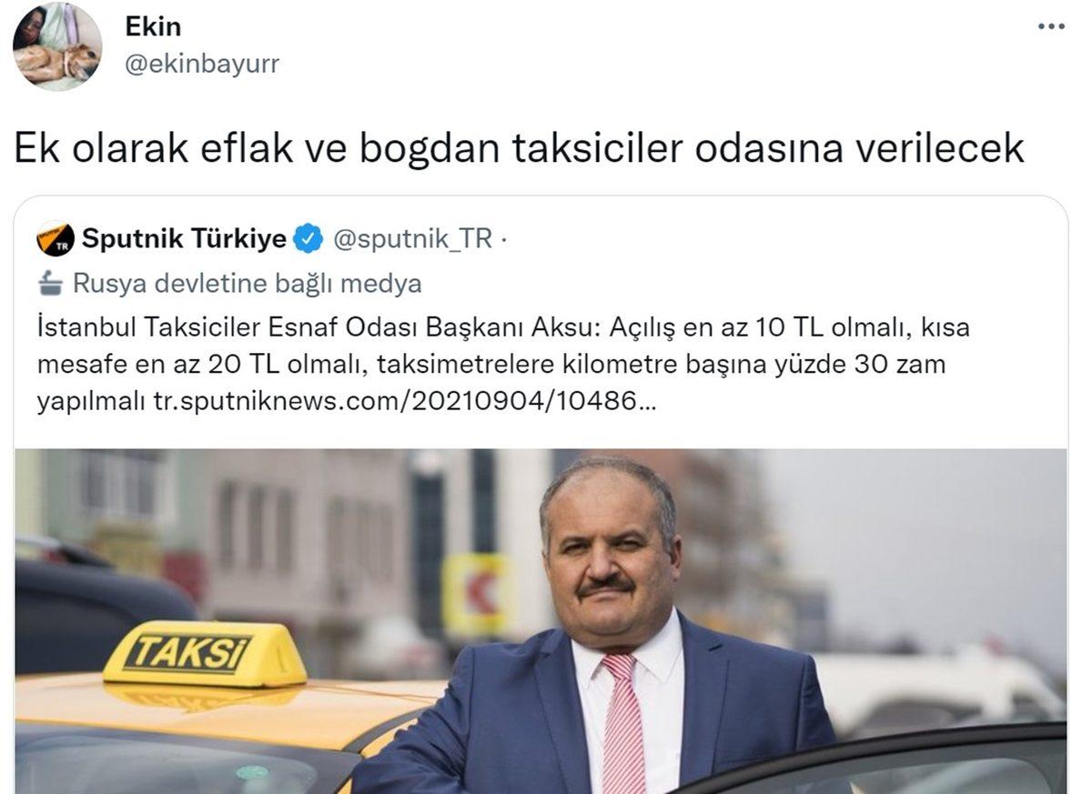 İç Dış Yıkama da Yapalım mı: ’Taksiler Ucuz’ Deyip Zam İsteyen Taksiciler Başkanı, Sosyal Medyada Topa Tutuldu