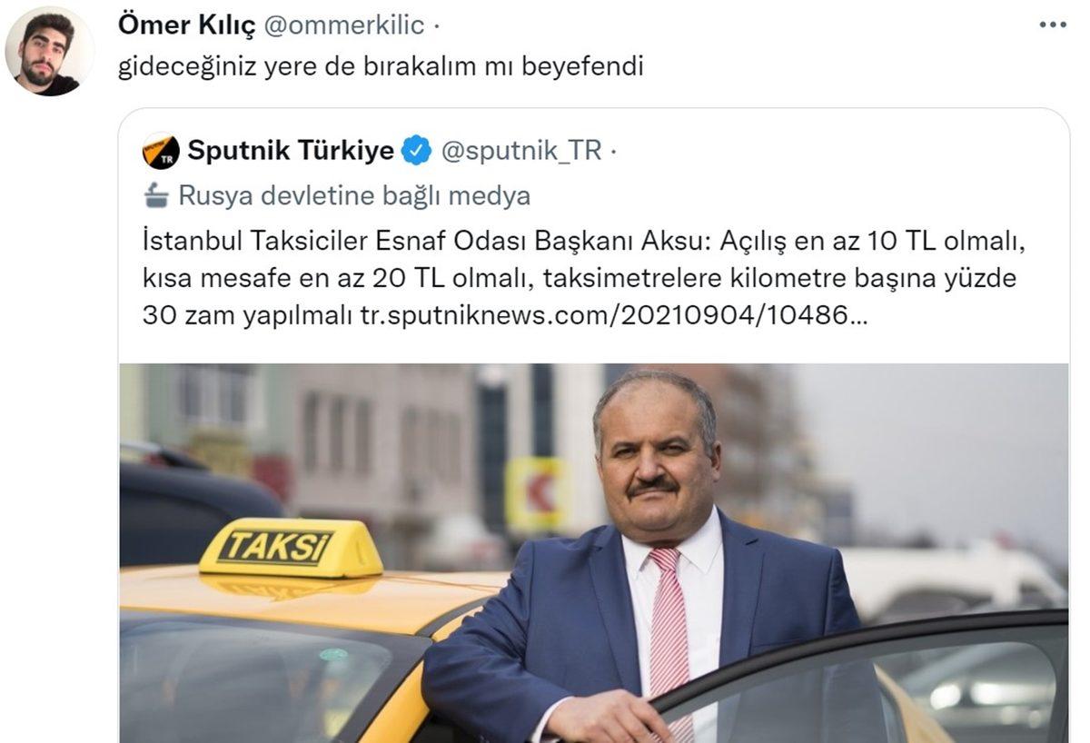 İç Dış Yıkama da Yapalım mı: ’Taksiler Ucuz’ Deyip Zam İsteyen Taksiciler Başkanı, Sosyal Medyada Topa Tutuldu