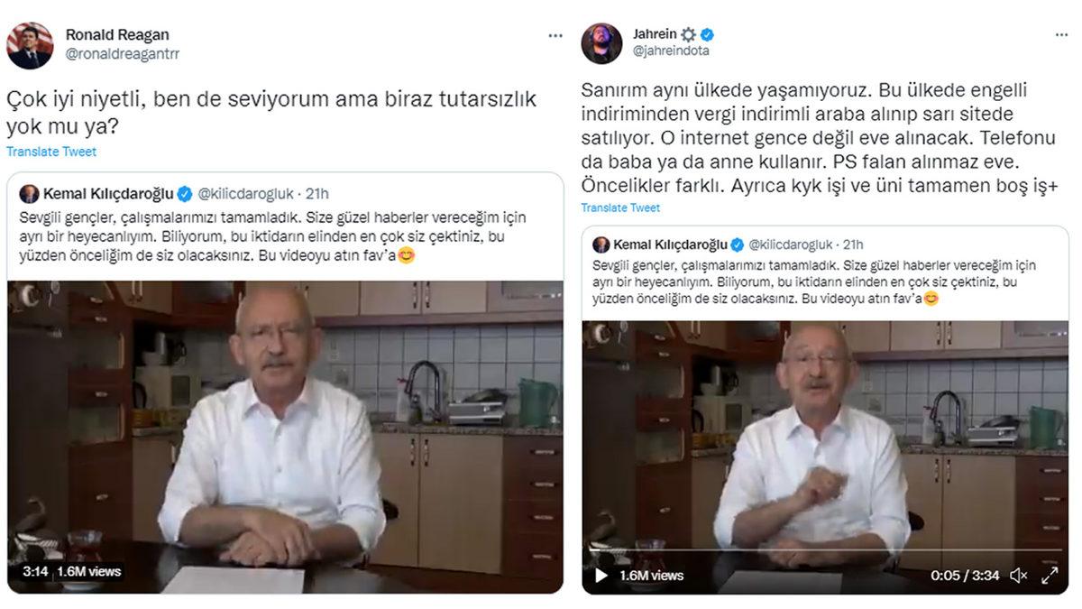 Kılıçdaroğlu’nun Gençlere ’ÖTV Sıfırlanacak’ Vaadine Sosyal Medyadan Gelen Tepkiler: Mantıksız Bulan da Var, Destekleyen de