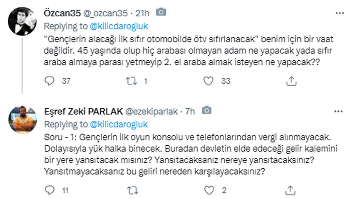 Kılıçdaroğlu’nun Gençlere ’ÖTV Sıfırlanacak’ Vaadine Sosyal Medyadan Gelen Tepkiler: Mantıksız Bulan da Var, Destekleyen de