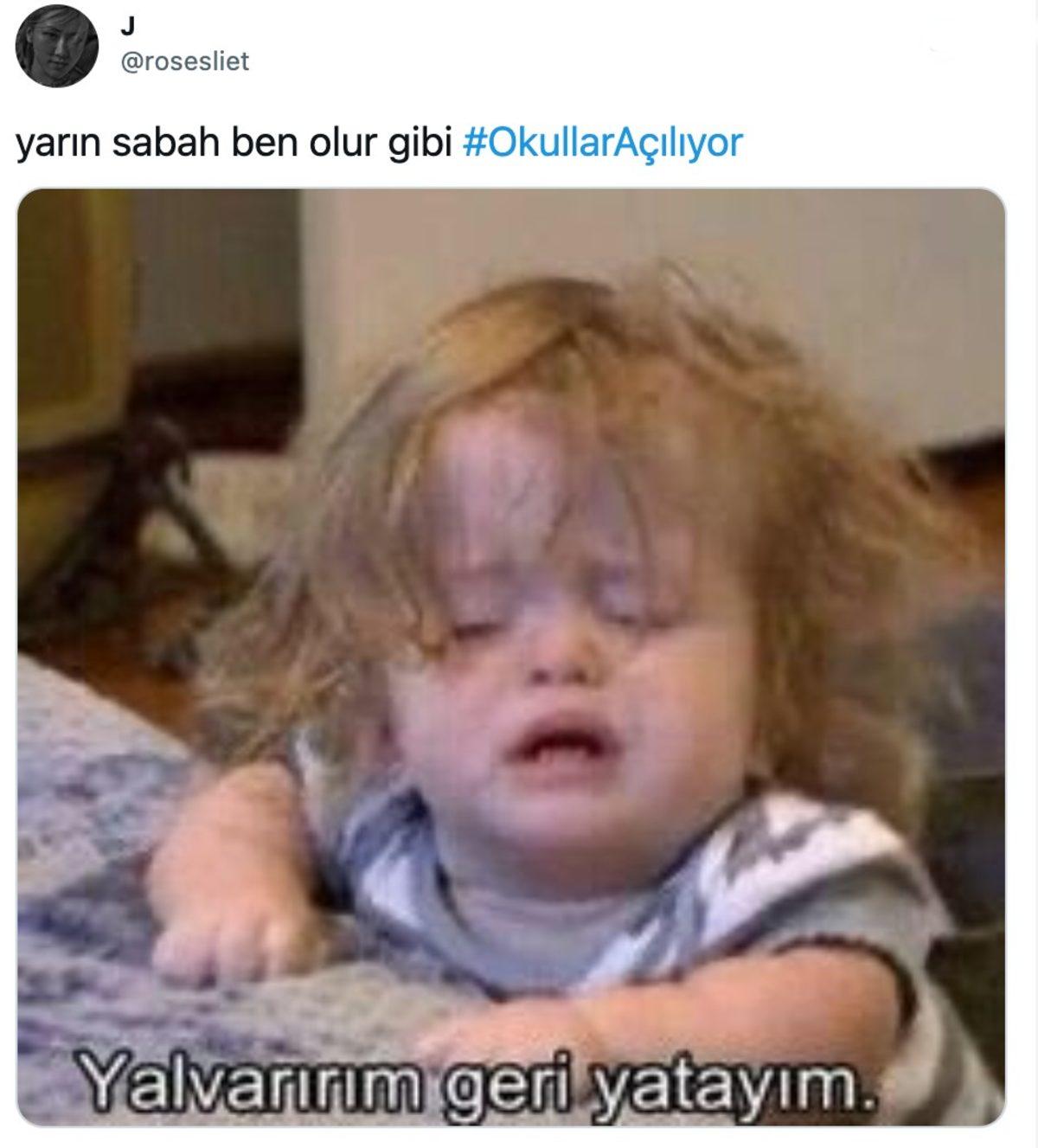 Okullara Geri Dönen Sosyal Medya Kullanıcılarının Komik Paylaşımları