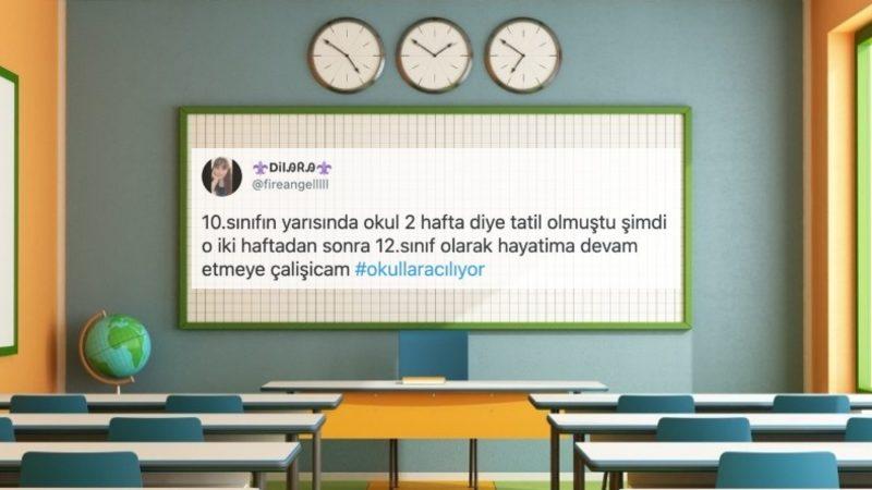 Okullara Geri Dönen Sosyal Medya Kullanıcılarının Komik Paylaşımları