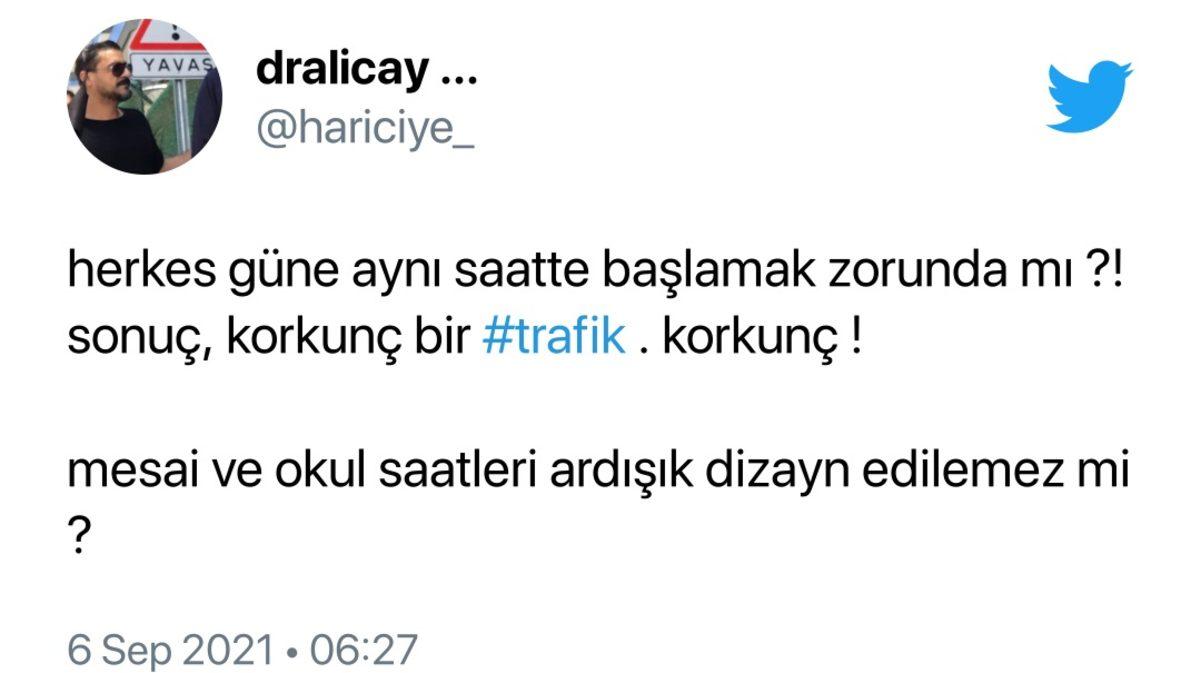 Okulun İlk Gününde Felç Olan Trafik ile İlgili Sosyal Medyadaki Tepkiler