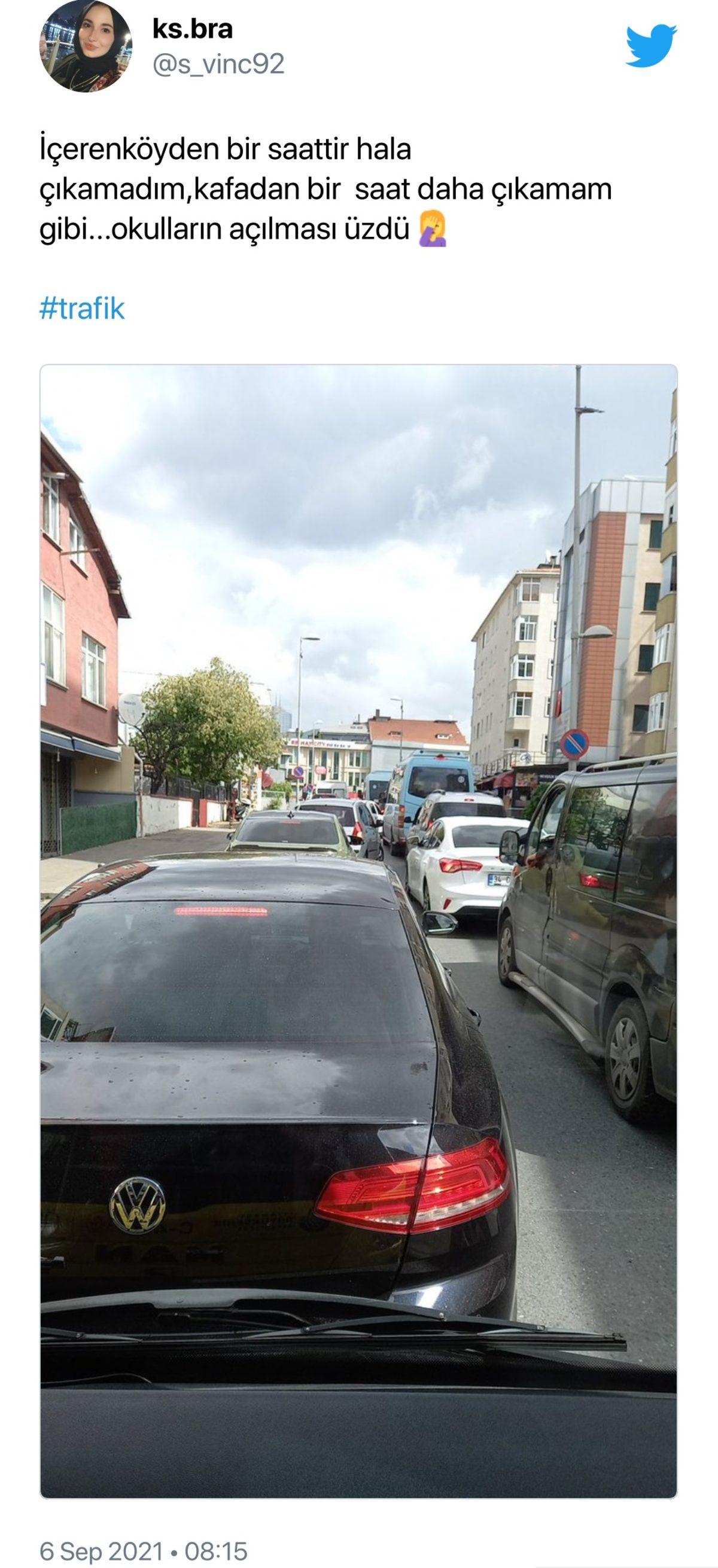 Okulun İlk Gününde Felç Olan Trafik ile İlgili Sosyal Medyadaki Tepkiler