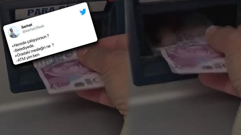 Eskişehir’de ATM Cihazının İçindeki Adamın Videosu Viral Oldu (Hani Gerçek Değildi)