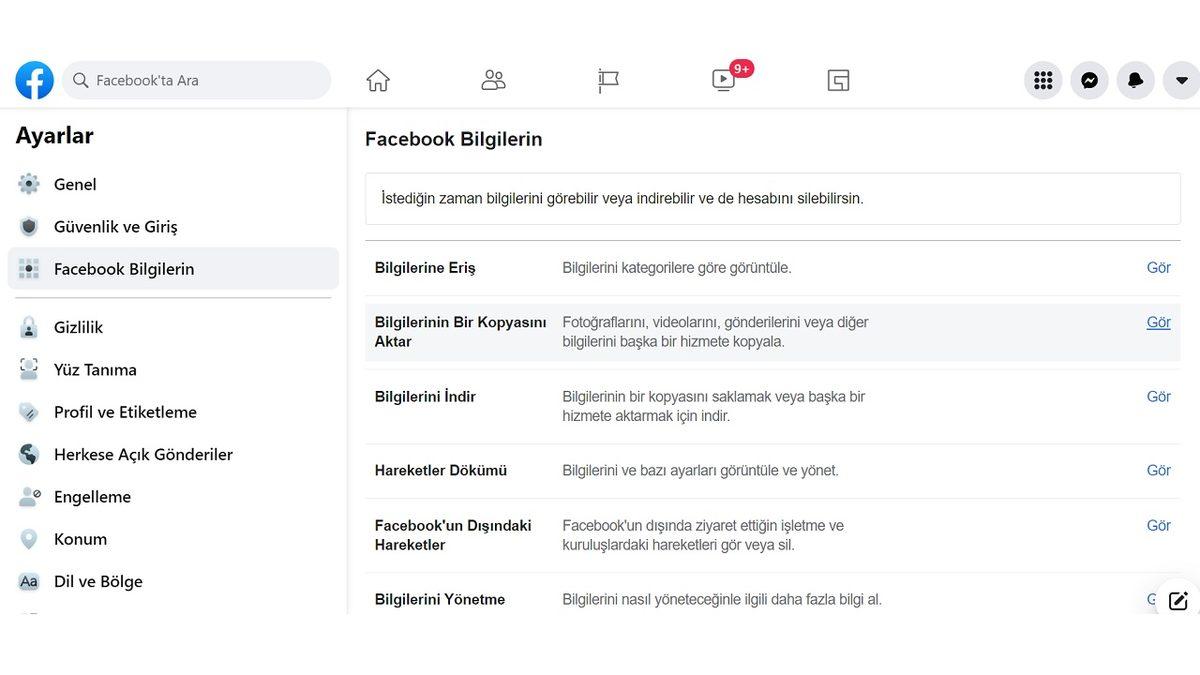 Facebook’taki Fotoğraf ve Videolarınızı Başka Platforma Nasıl Aktarabilirsiniz?