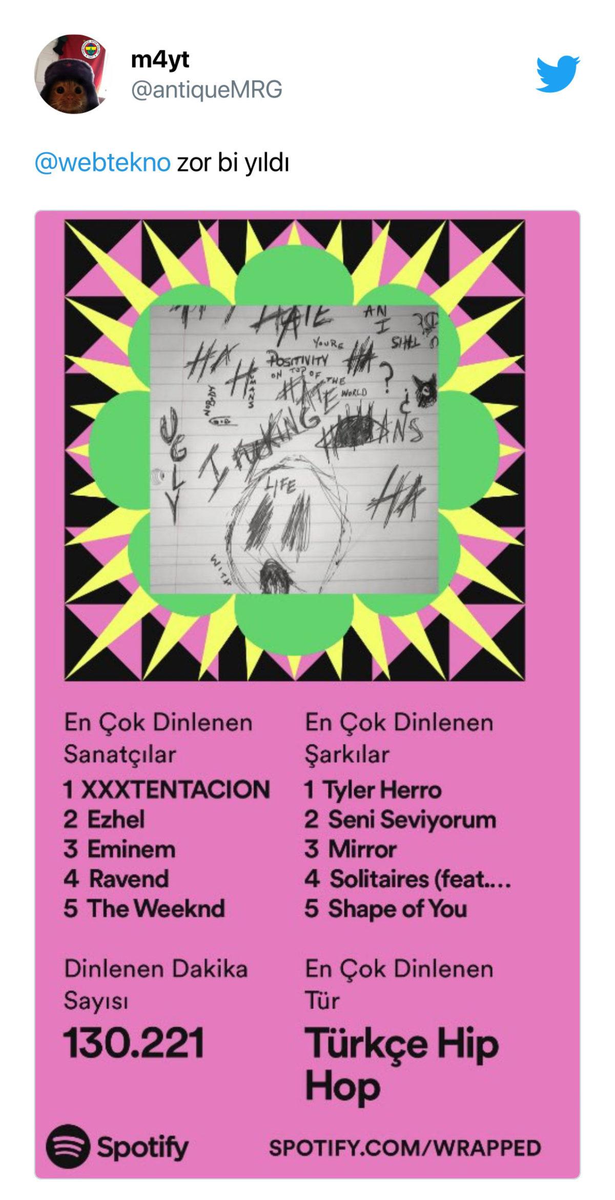 2022 Spotify Wrapped Yayınlandı: Sosyal Medyanın Bitki Örtüsü ’2022 Özeti’ Oldu!