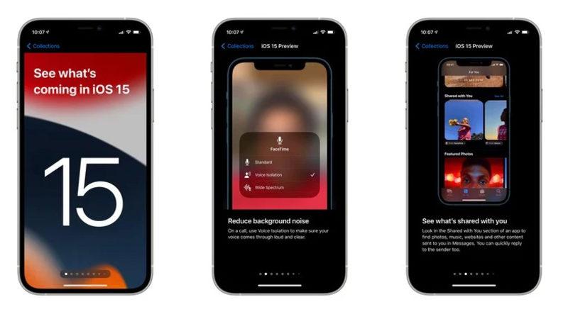 Apple, iPhone 13’ü Beklemeden iOS 15 Özelliklerini Göstermeye Başladı